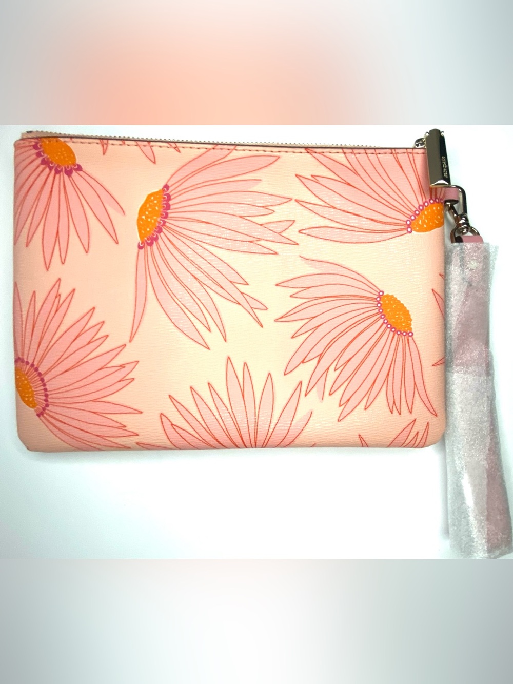 NWOT Kate spade Pink Floral Wristlet Pouch - Picture 4 of 8